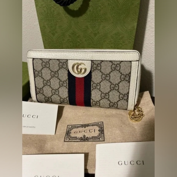 Gucci Ophidia Zip Around Wallet - Picture 1 of 10